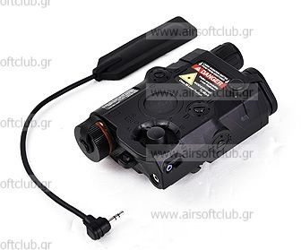 PEQ-15 With Green Laser White LED Illuminator Black